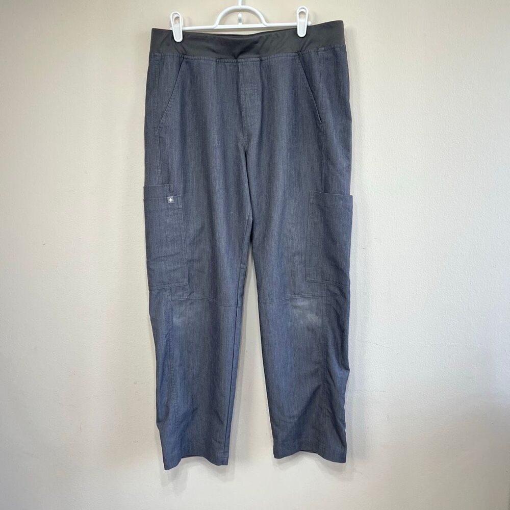 Figs Axim Cargo Scrub Pants Graphite Gray Medium Short Men